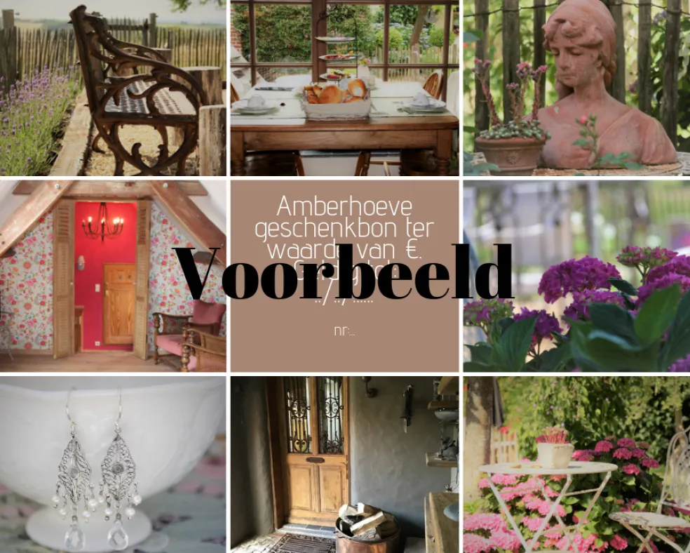 Amberhoeve Algemene bon> Bon