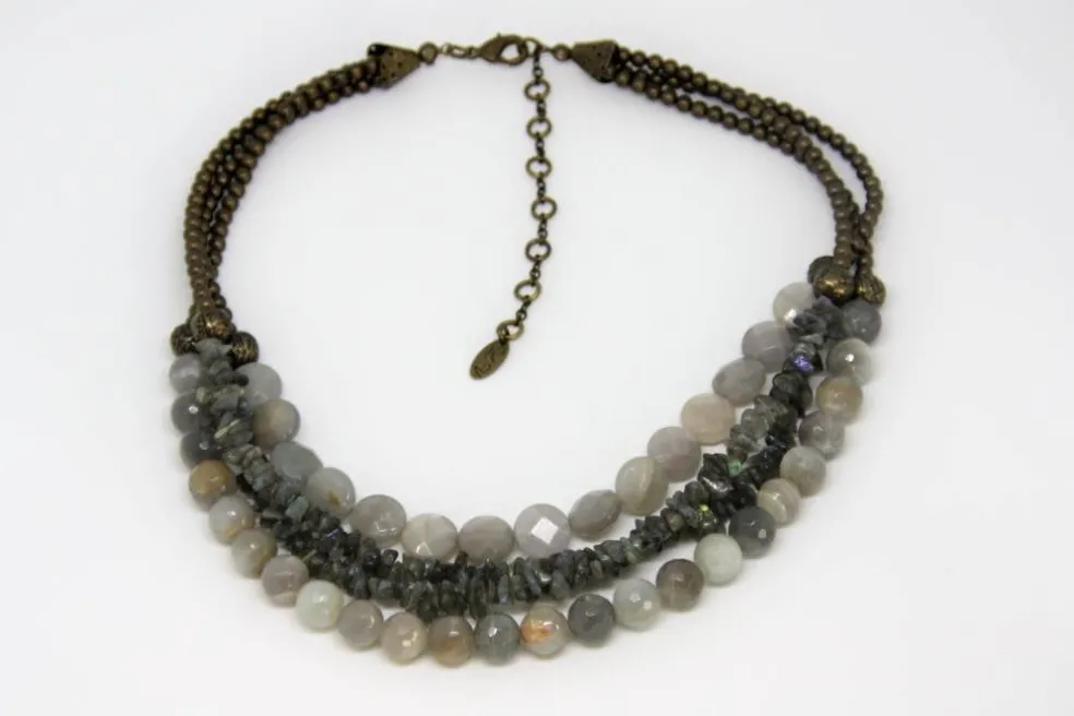 Amberhoeve Ketting labradorite> Sieraden | Kettingen