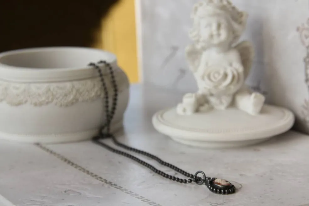 Amberhoeve Ketting met camé> Kettingen